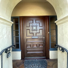 Top-quality-Front-Exterior-Door-Refinish-completed-in-Long-Beach-California 2